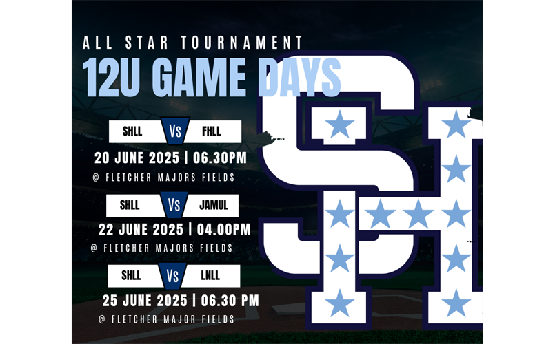 12U All Star Tournament Game Days
