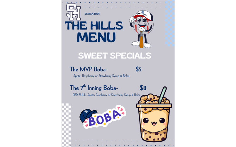 Sweet Specials at Snack Bar