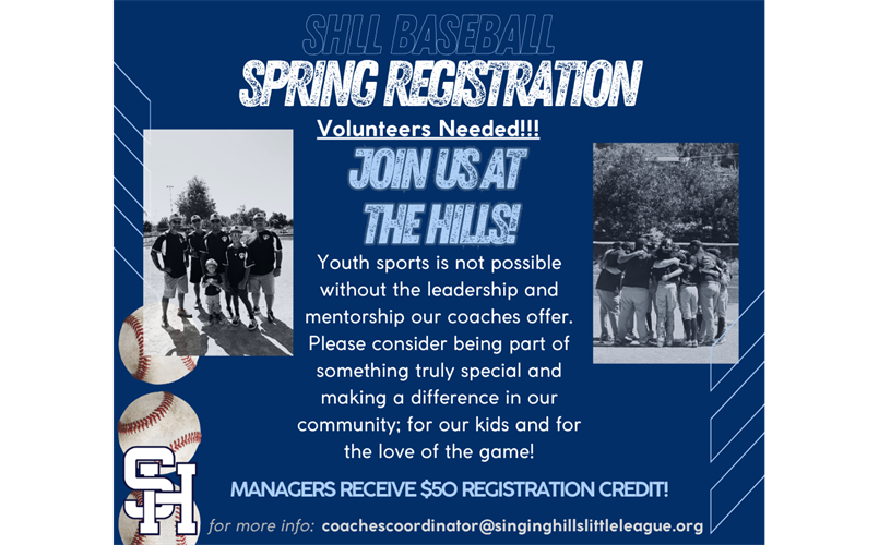 2026 Spring Season Volunteers Needed